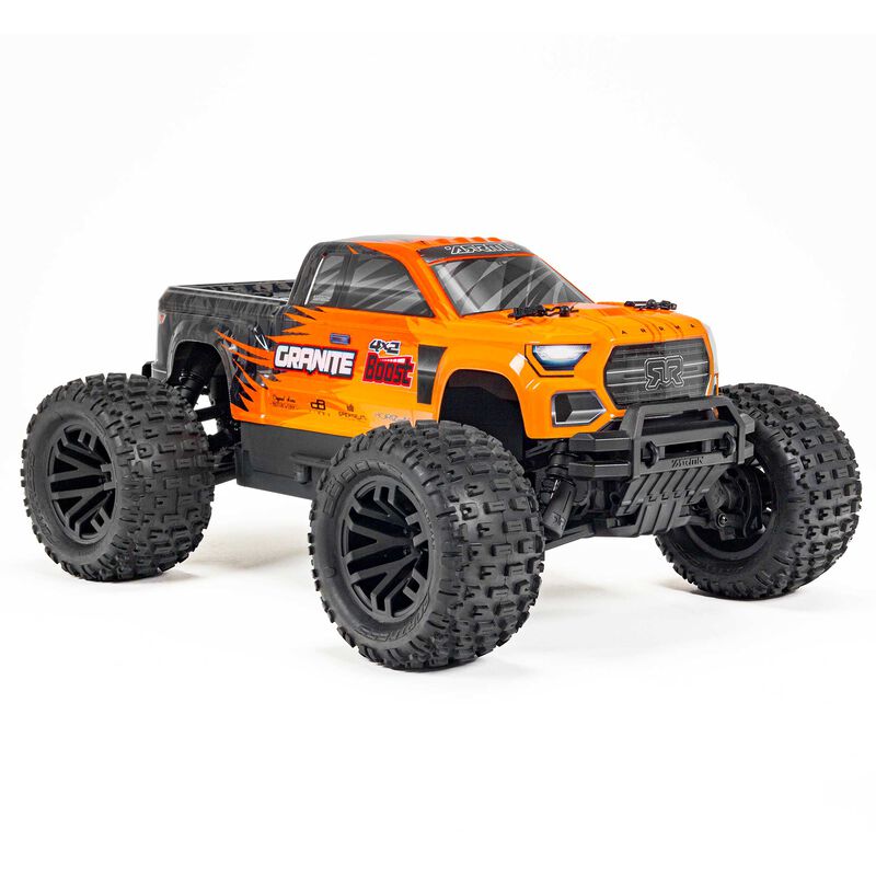 Arrma 1/10 GRANITE 4X2 BOOST MEGA 550 Brushed Monster Truck RTR with Battery & Charger