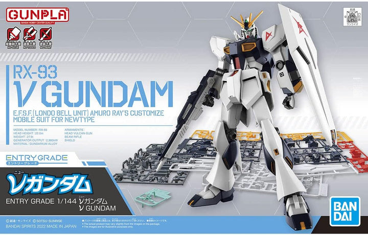 Bandai - Entry Grade RX-93 V Gundam 1/144 Scale