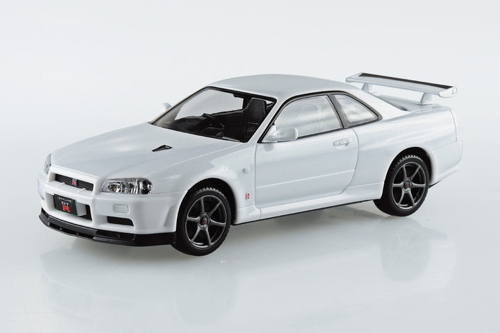 Aoshima - Nissan R34 Skyline GT-R (white)