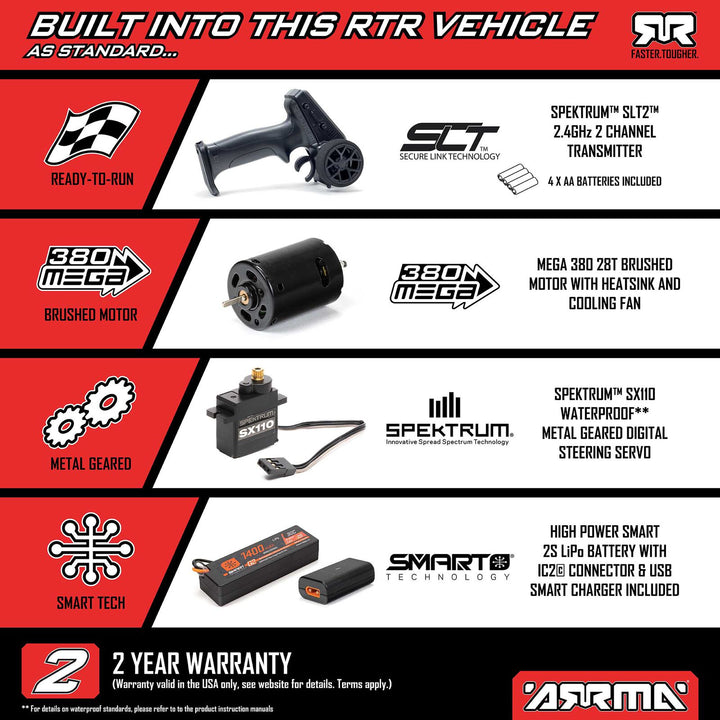 Arrma - 1/16 MOJAVE GROM RTA Kit