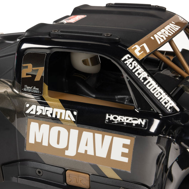 Arrma - 1/16 MOJAVE GROM 223S DSC 4X4 RTR Brushless Desert Truck, Black
