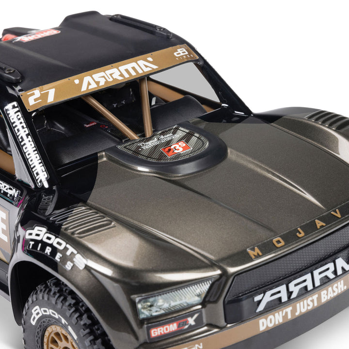 Arrma - 1/16 MOJAVE GROM 223S DSC 4X4 RTR Brushless Desert Truck, Black