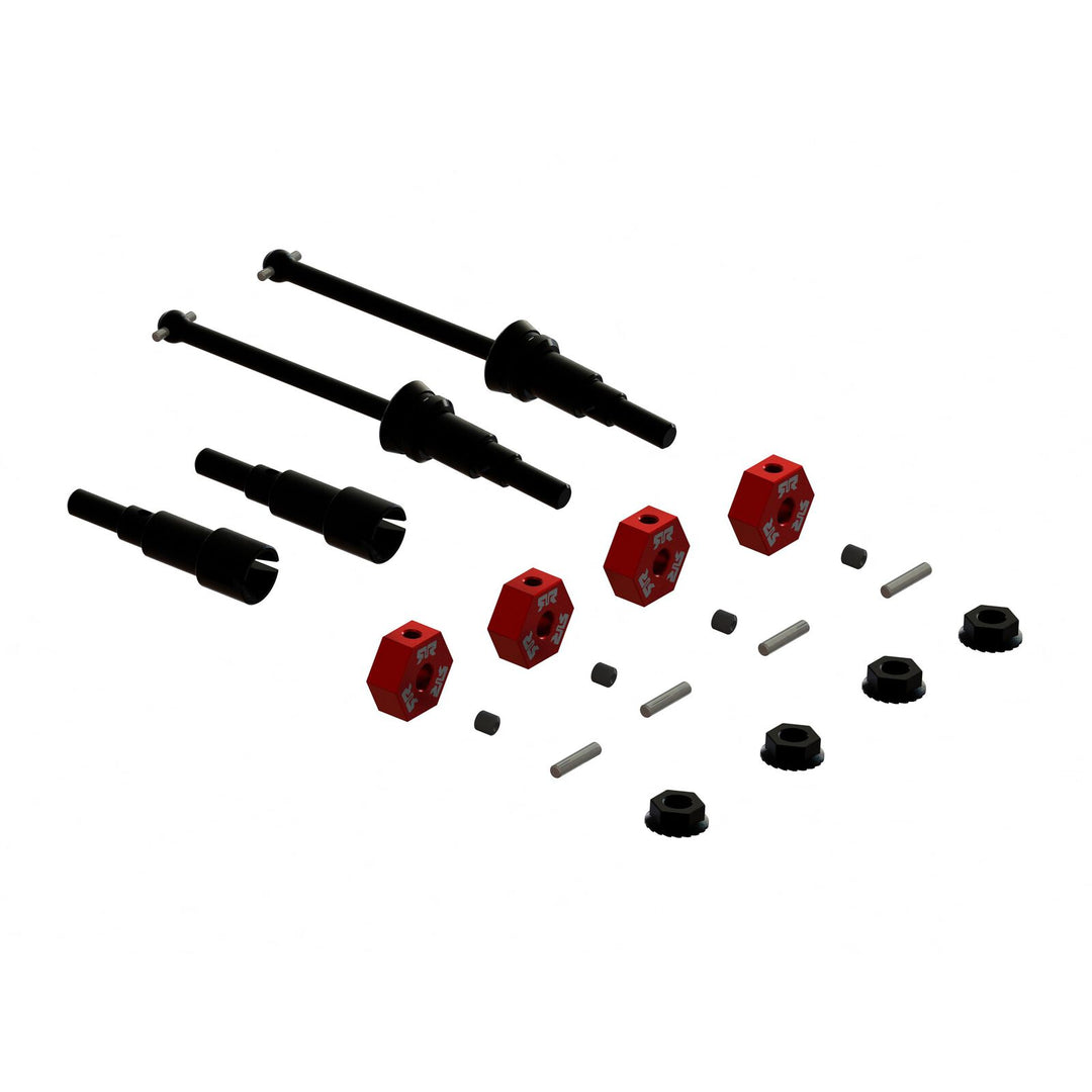 Arrma - Metal Axle & Wheel Hex Set B (4): GROM