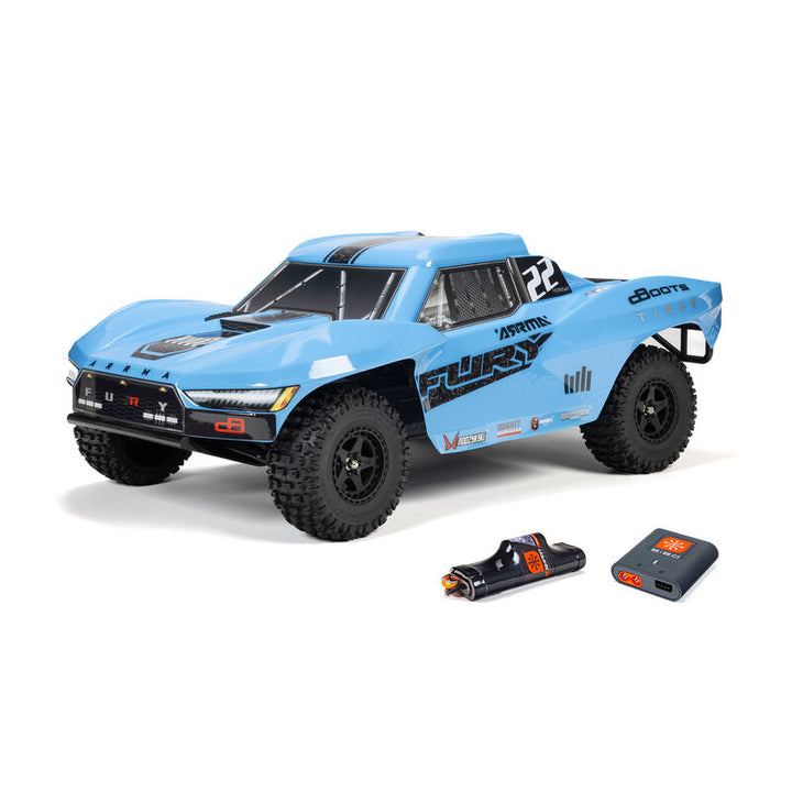 Arrma - 1/10 FURY MEGA 550 2WD Short Course Truck RTR with Battery & Charger