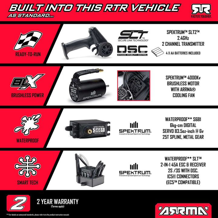 Arrma - 1/10 VORTEKS DSC 223S