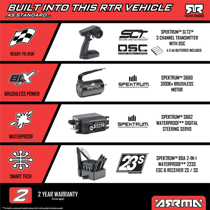 Arrma - 1/10 GRANITE 223S 4WD