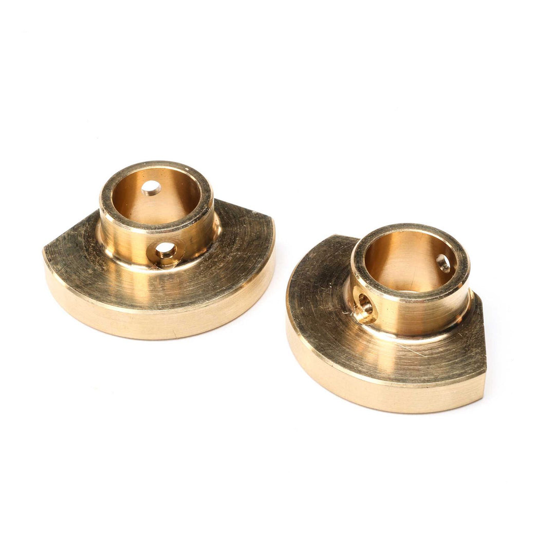 Axial - Brass Rear Axle Tube Caps, L/R (30g): SCX PRO