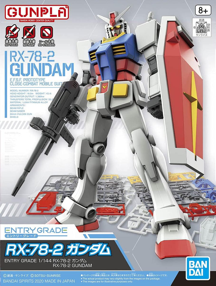 Bandai - Entry Grade RX-78-2 Gundam 1/144