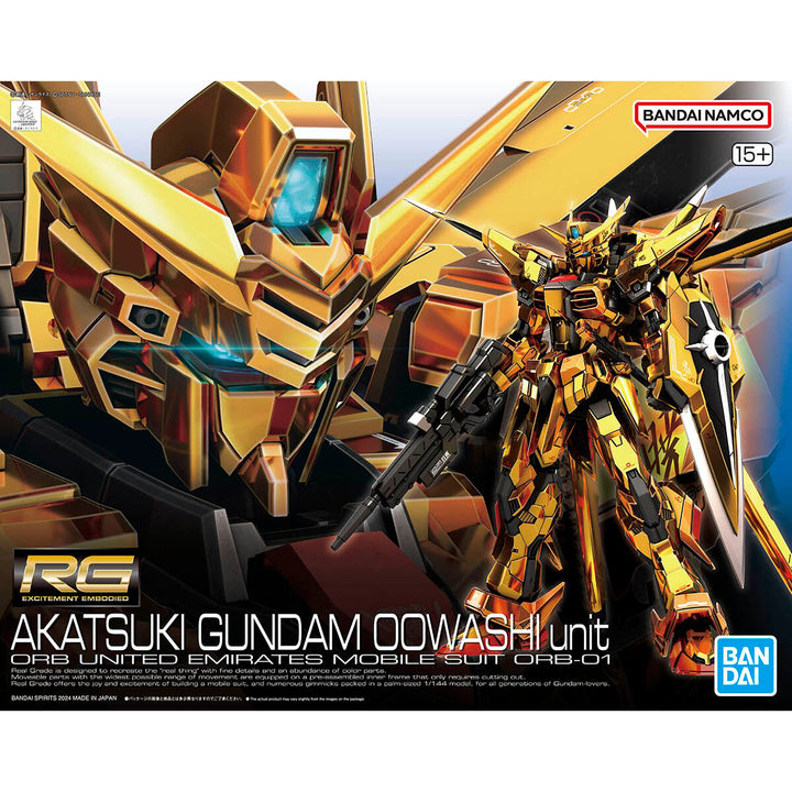 Bandai Mobile Suit Gundam Seed Destiny - ORB-01 Akatsuki Gundam Oowashi unit RG 1/144