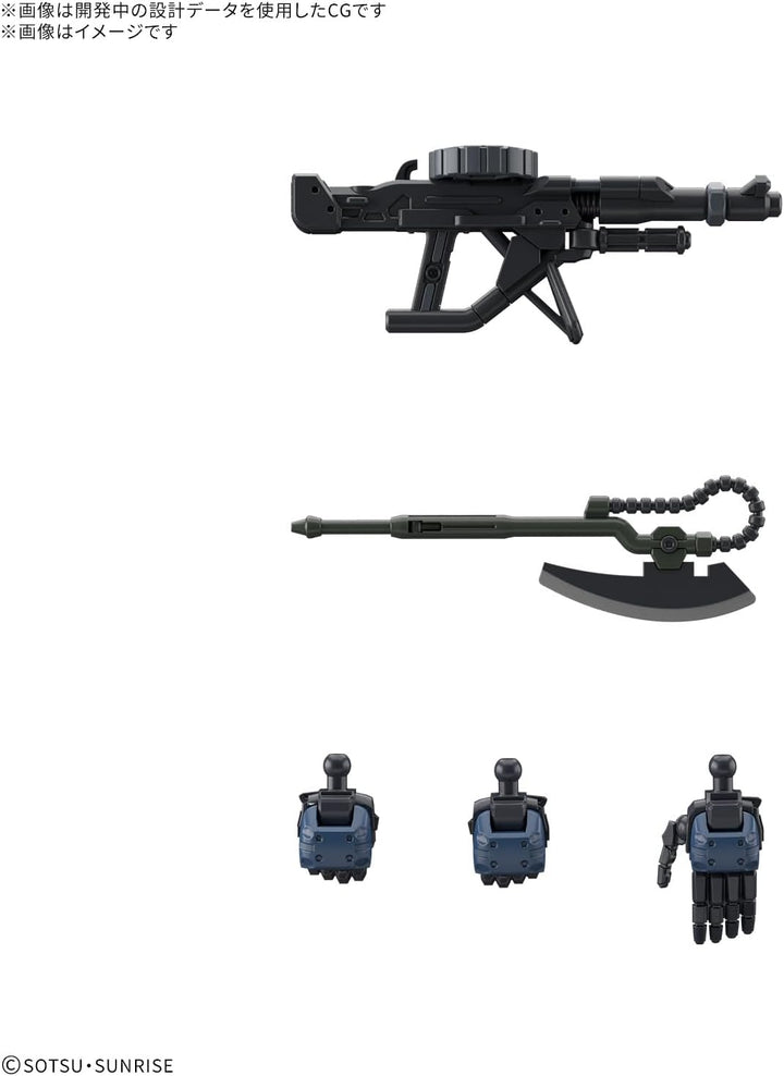 Bandai - HG GQuuuuuuX MS-06-SSP Police Zaku