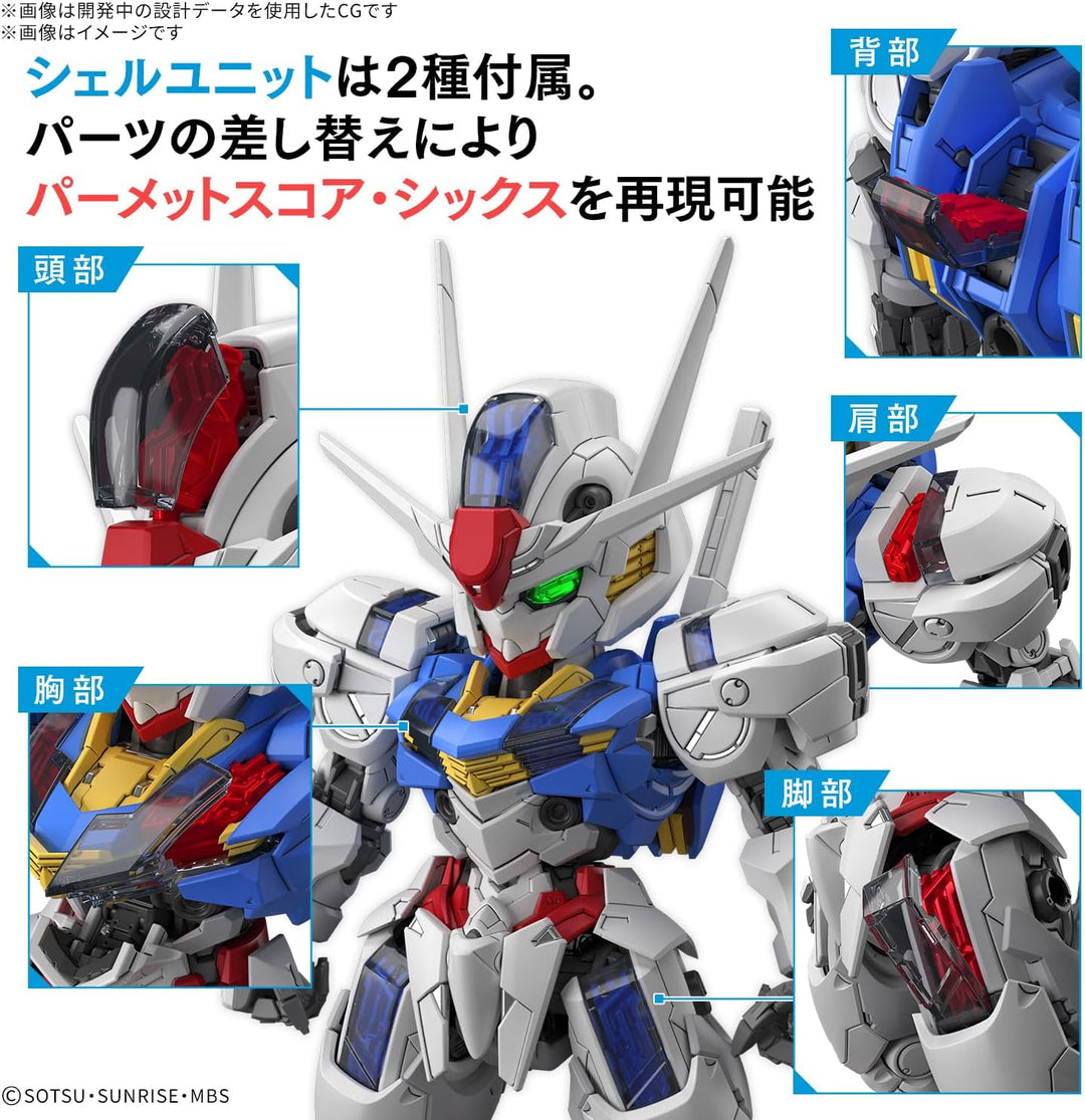 Bandai - Mobile Suit Gundam: Witch from Mercury - Gundam Aerial MGSD Model Kit