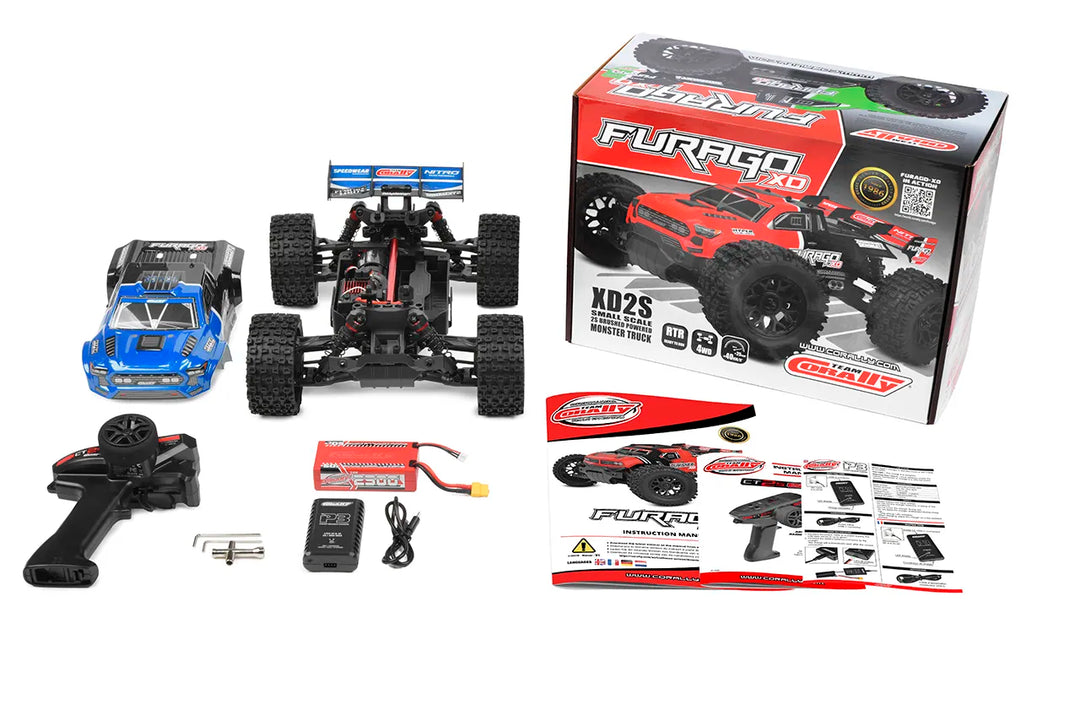 Team Corally - 1/12 Furago XD 4WD 2S RTR Monster Truck