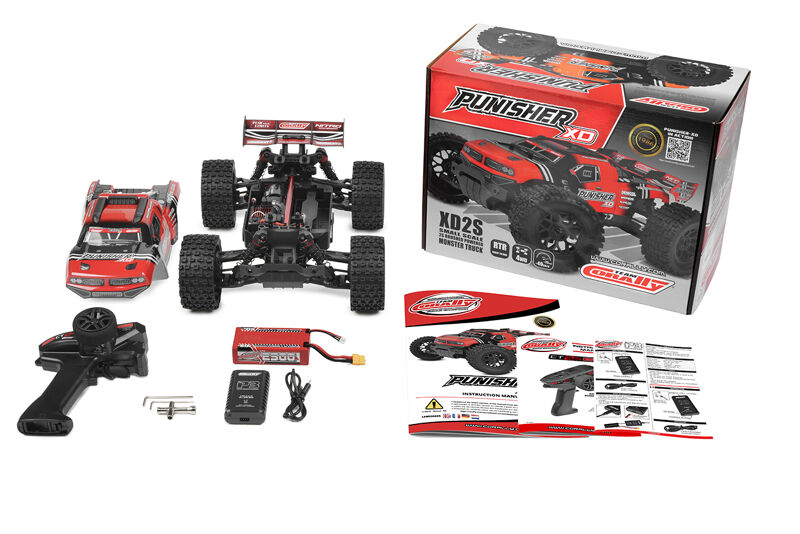 Team Corally - 1/12 Punisher XD 4WD 2S RTR Monster Truck