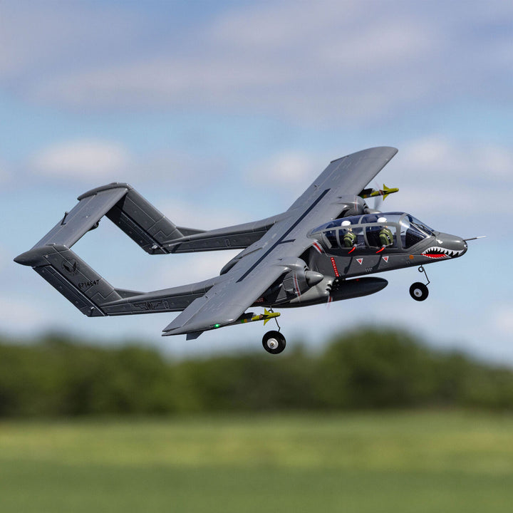 E-flite - Micro OV-10 Bronco 645mm BNF Basic with AS3X and SAFE Select