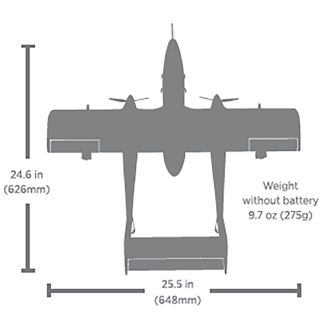 E-flite - Micro OV-10 Bronco 645mm BNF Basic with AS3X and SAFE Select