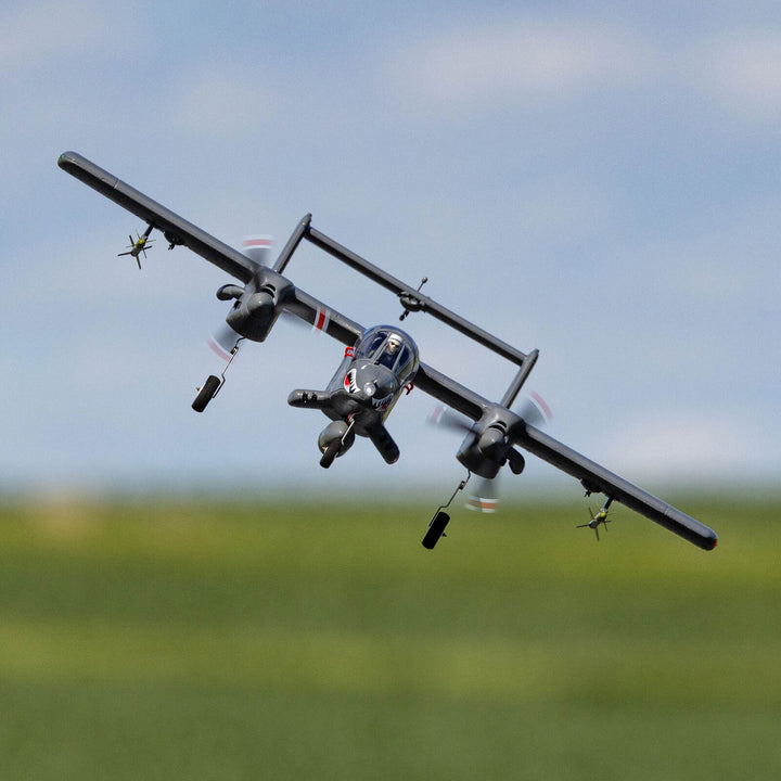 E-flite - Micro OV-10 Bronco 645mm BNF Basic with AS3X and SAFE Select