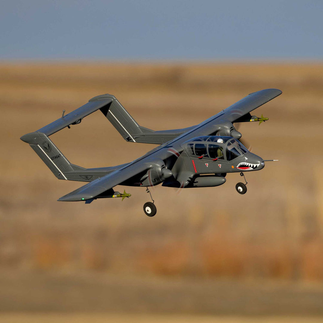 E-flite - Micro OV-10 Bronco 645mm BNF Basic with AS3X and SAFE Select