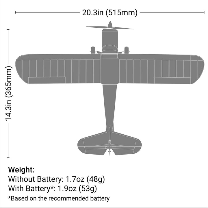 HobbyZone - Champ Anniversary Special Edition 515mm RTF with SAFE