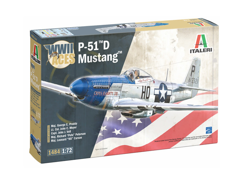 Italeri - 1/72 P-51D Mustang Aces