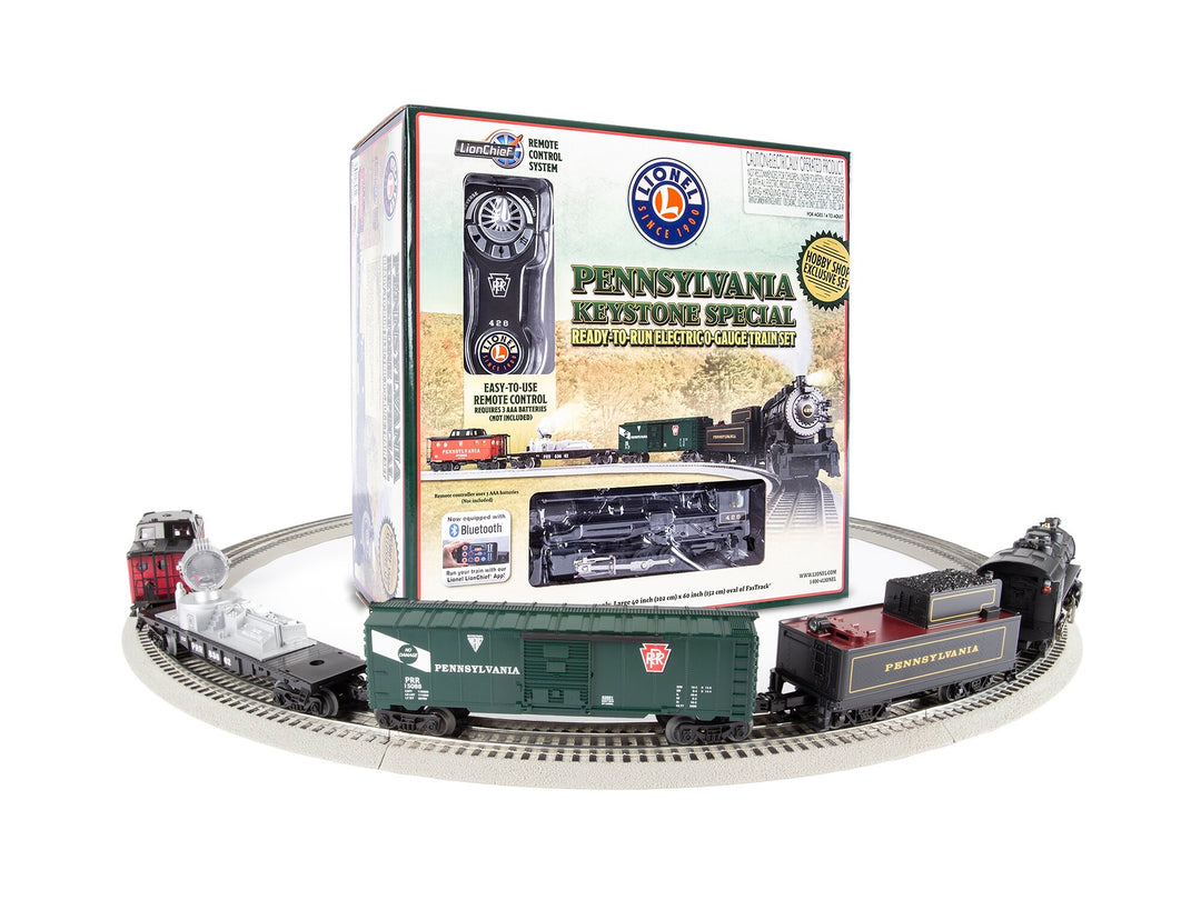 Lionel - Pennsylvania Keystone LionChief Bluetooth 5.0 Set (O Gauge)