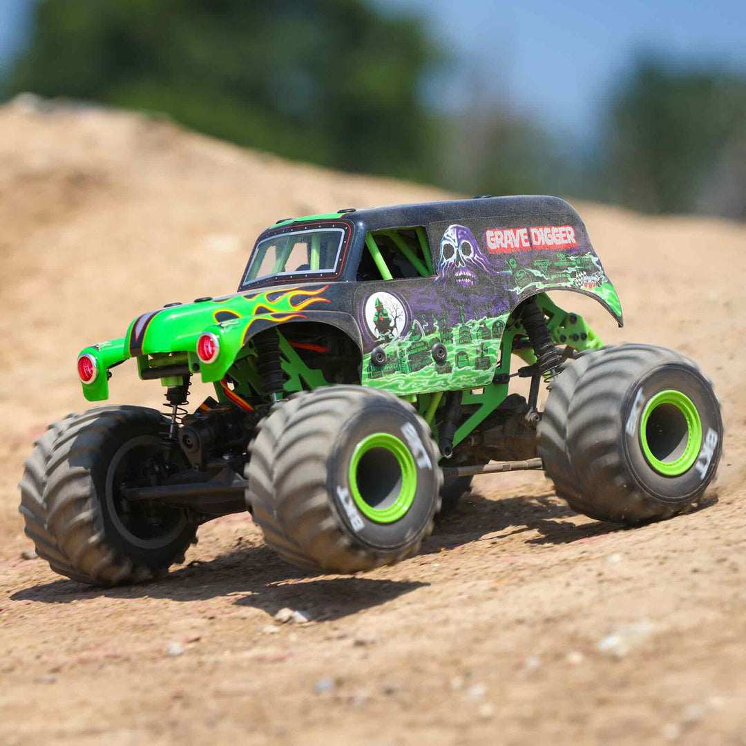 Losi - 1/18 Mini LMT Grave Digger 2S 4X4 RTR Brushed Monster Truck