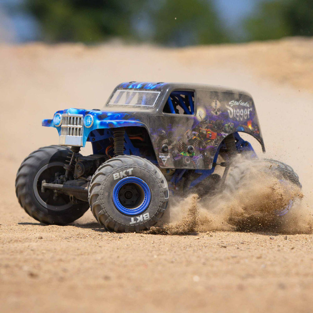 Losi - 1/18 Mini LMT Grave Digger 2S 4X4 RTR Brushed Monster Truck
