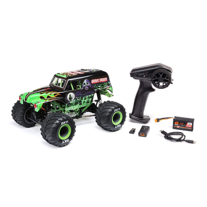 Losi - 1/18 Mini LMT Grave Digger 2S 4X4 RTR Brushed Monster Truck