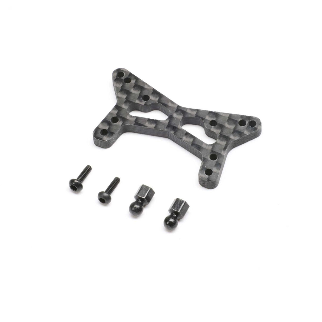 Losi - Carbon Front Shock Tower: Micro-B/T