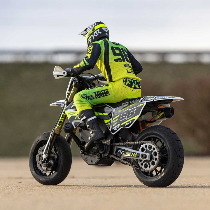 Losi - 1/4 Promoto-SM FXR Supermoto Motorcycle RTR with Battery and Charger