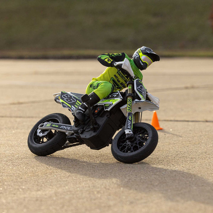 Losi - 1/4 Promoto-SM FXR Supermoto Motorcycle RTR with Battery and Charger