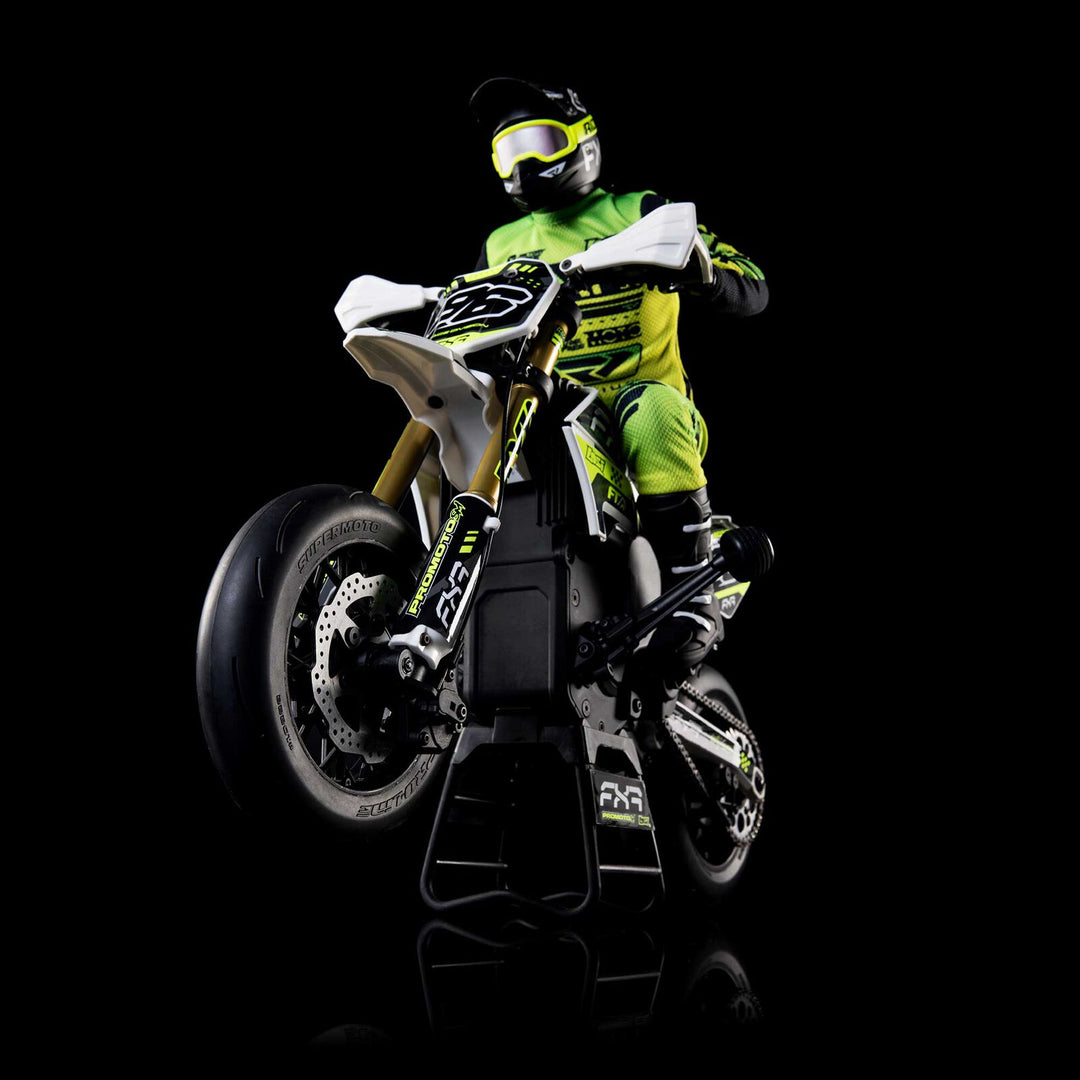 Losi - 1/4 Promoto-SM FXR Supermoto Motorcycle RTR with Battery and Charger