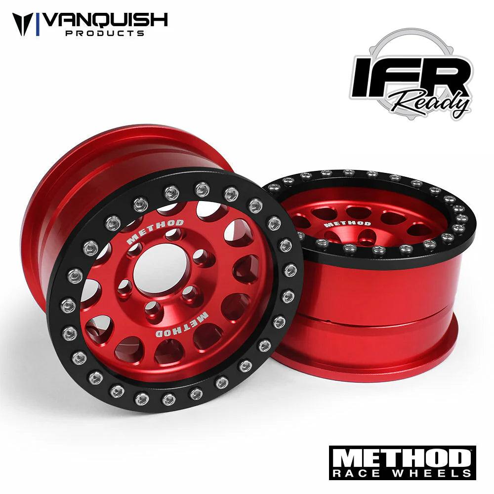 Vanquish - 1.9 Method 105, Race Wheel, Red