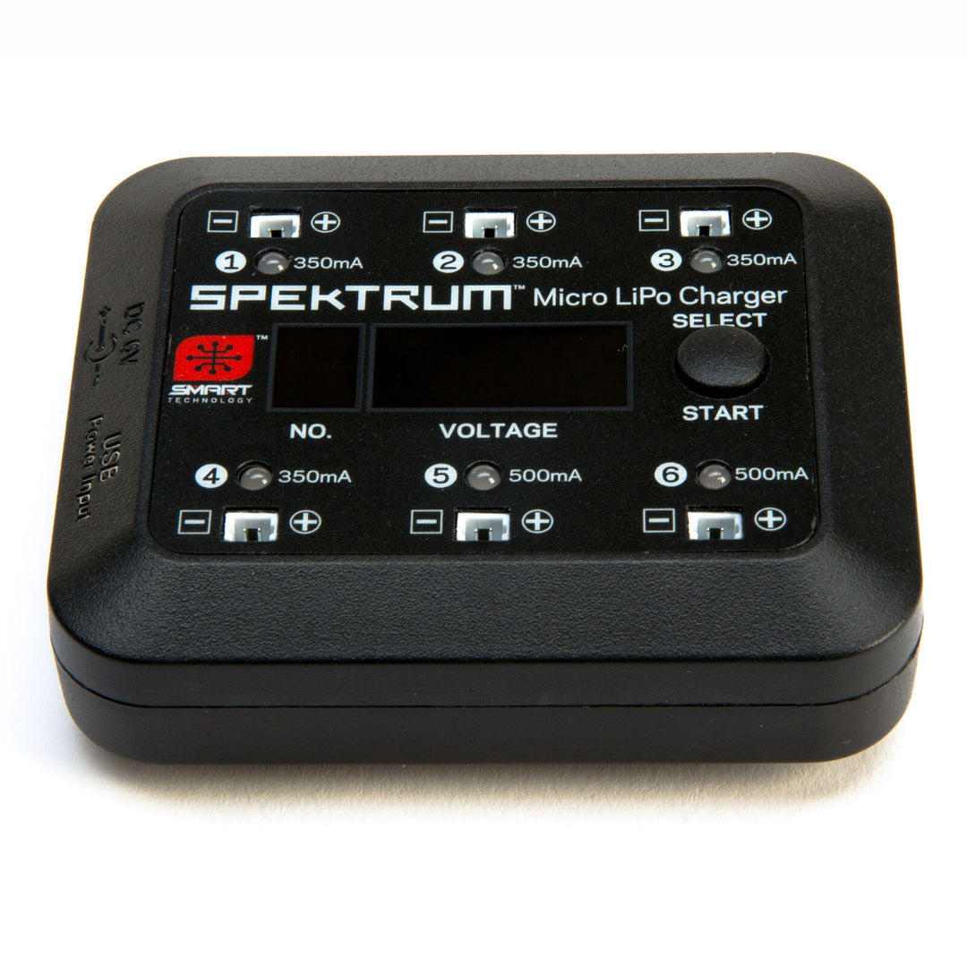 Spektrum - S63 Micro 6-port DC/USB 1S LiPo Charger