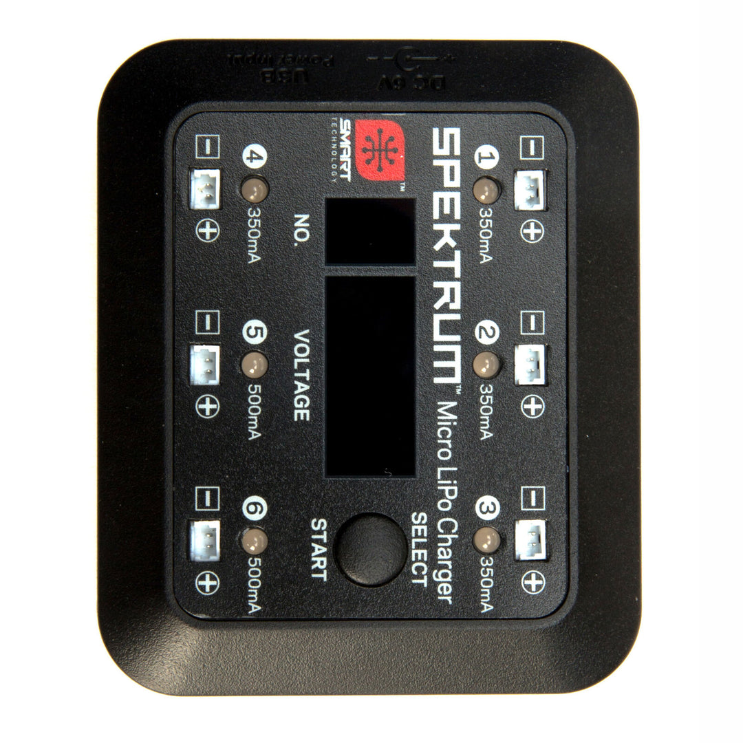 Spektrum - S63 Micro 6-port DC/USB 1S LiPo Charger