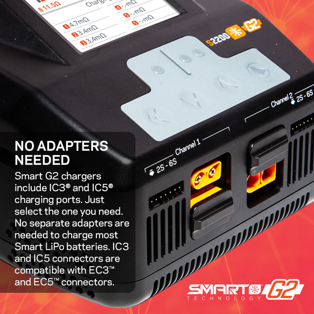 Spektrum - S2200 G2 AC 2x200W Smart Battery Charger