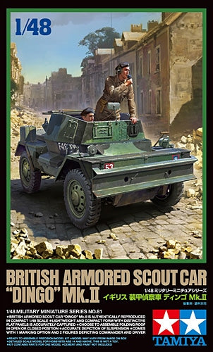 Tamiya - 1/48 Scale British Armored Scout Car "Dingo" Mk.Ii