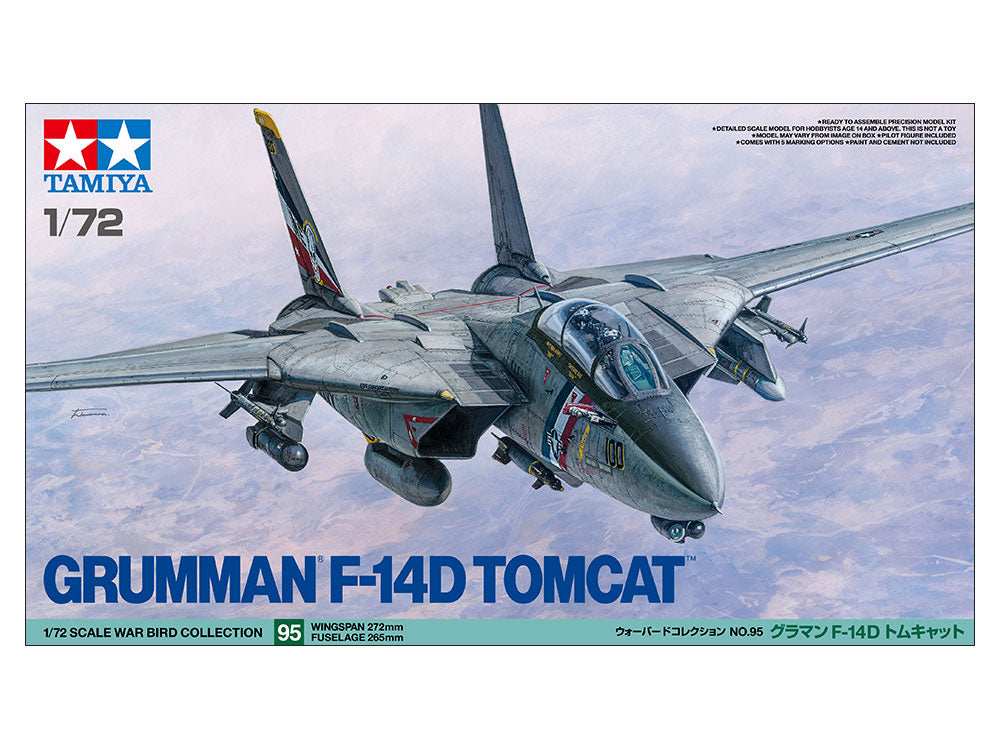 Tamiya - 1/72 Scale Grumman F-14D Tomcat