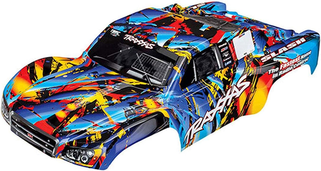 Traxxas 5848 Slash 4 x 4 Rock N Roll Painted Replacement Body Piece with Decals for Slash 4 x 4 Platinum, Ultimate, and VXL Vehicle Models