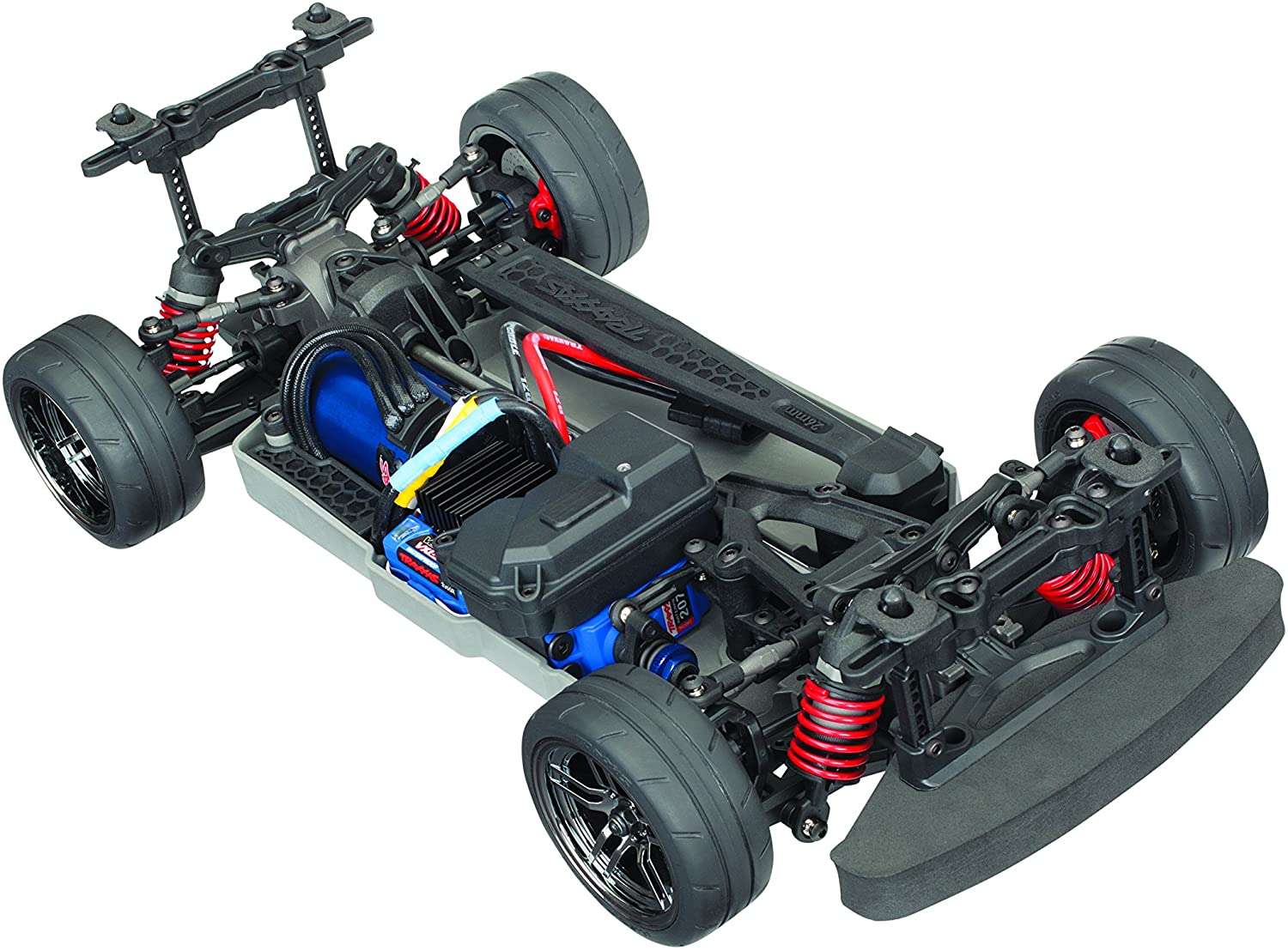Traxxas Automobile Electric AWD Remote Control Brushless 4-Tec 2.0 VXL Race Car Chassis with TQi 2.4GHz radio and TSM, Size 1/10
