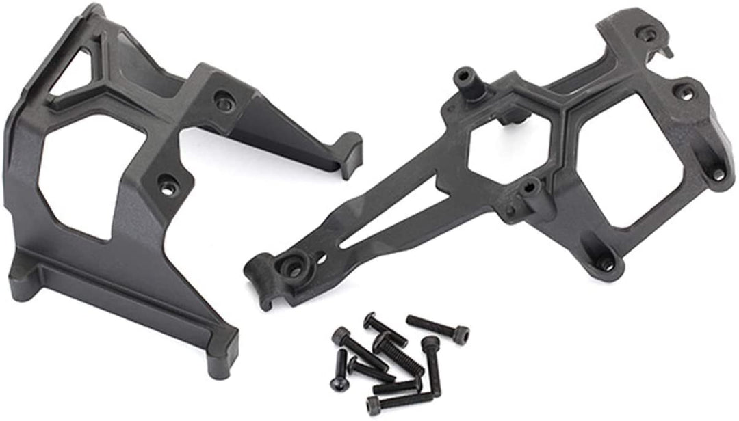 Traxxas 8620 Front and Rear Chassis Supports, Black