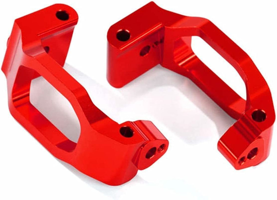 Traxxas 8932R Caster Blocks 6061-T6 Alum (Red-Anodized), Left & Right