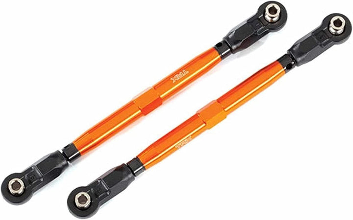 Traxxas 8997A Toe Links, Wide Maxx (Tubes, 6061-T6 Aluminum (Orange-Anodized))