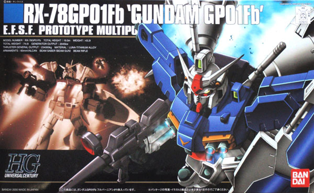 Bandai HGUC RX-78GP01Fb Gundam GP01Fb