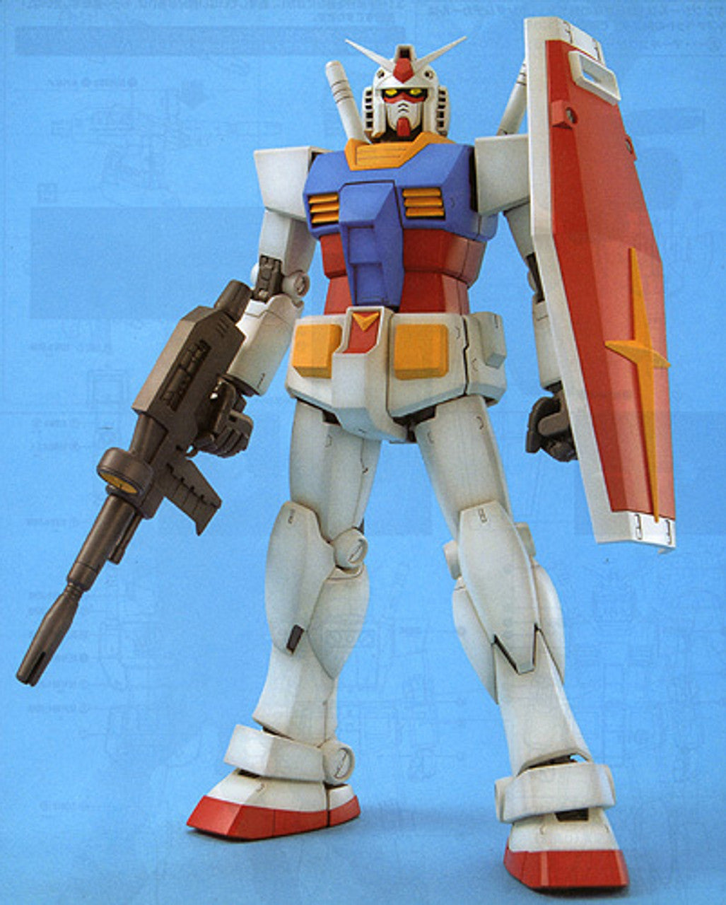 Bandai Master Grade (MG) RX-78-2 Gundam Ver.2.0 E.F.S.F Prototype Close-Combat Mobile Suit 1:100 Scale