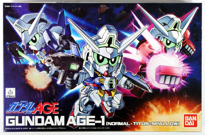 Bandai SD Gundam BB Senshi Gundam Age-1 (Normal, Titus, Spallow)