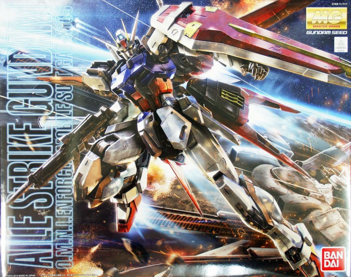 Bandai MG Gundam Seed Aile Strike Gundam O.M.N.I. Enforcer Mobile Suit GAT-X105