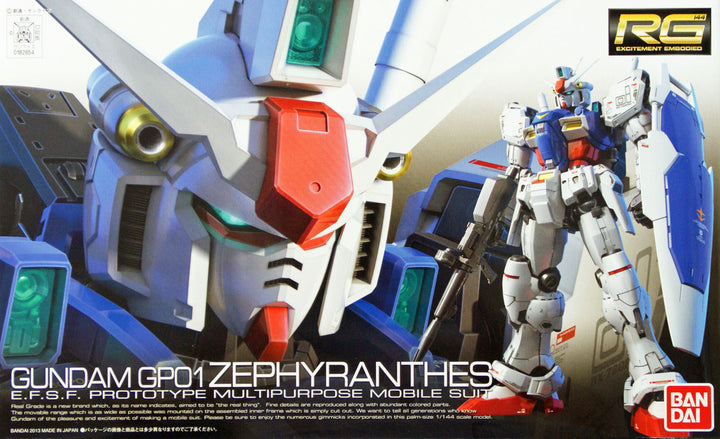 Bandai RG Gundam GP01 Zephyranthes E.F.S.F. Prototype Multipurpose Mobile Suit