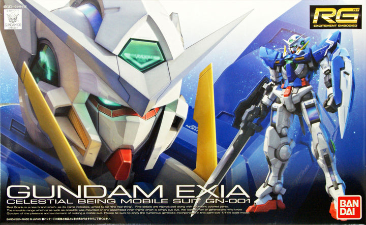 Bandai RG Gundam Exia Celestial Being Mobile Suit GN-001