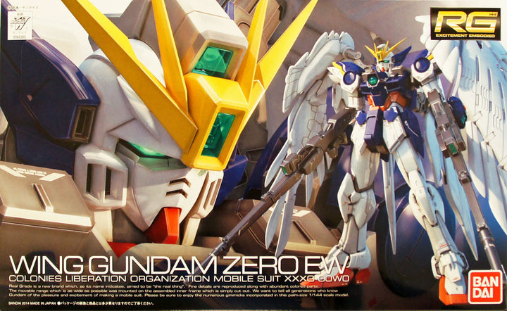 Bandai RG Wing Gundam Zero EW Colonies Liberation Organization Mobile Suit XXXG-00W0