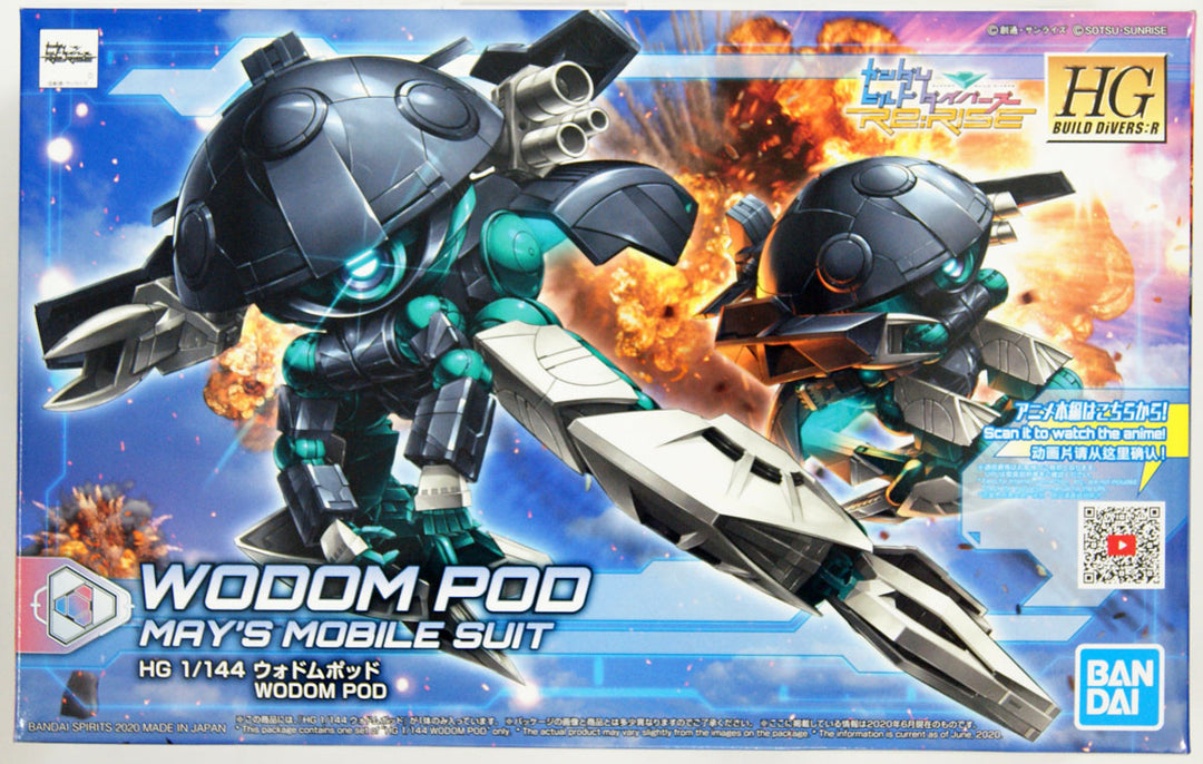 Bandai HG Build Divers:R Wodom Pod May's Mobile Suit